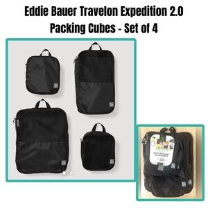 Eddie Bauer Expedition 2.0 Packing Cubes - Set of 4